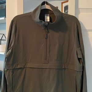 Women’s Olive Green Half-Zip Jacket